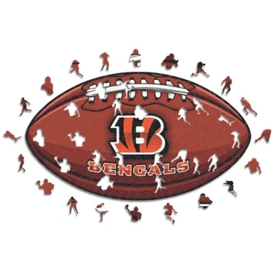 Abbildung von Iconic Puzzles, Tampa Bay Buccaneers Crest, 100% ökologisch nachhaltiges Holzpuzzle mit offizieller Lizenz, Größe S, 150 Teile