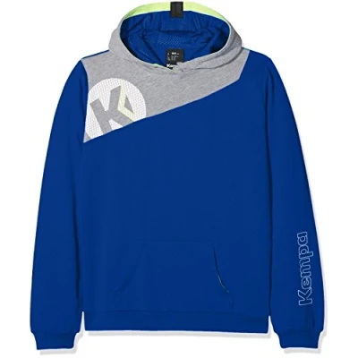 Abbildung von Kempa Kinder Core 2.0 Hoodie, royal/Dark grau Melange, 116