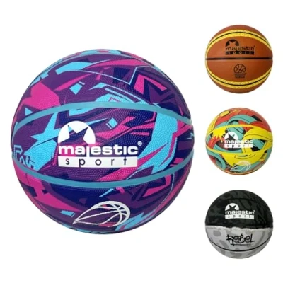 Abbildung von Majestic Sport Basketbälle für Kinder, Jugendliche and Erwachsen größe 5, Basketball Outdoor Indoor, Galaxy