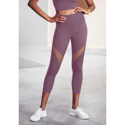 Abbildung von Lascana Active Capri Tights, Damen, Größe: 32/34, Lila