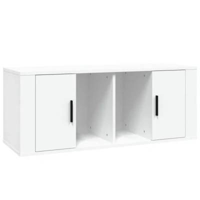 Abbildung von vidaXL TV Schrank Weiß 100x35x40 cm Holzwerkstoff (1 St)