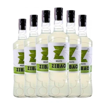 Abbildung von Schnaps Zibao Mojito Rakete Flasche 1 L (Schachtel mit 6 von L)