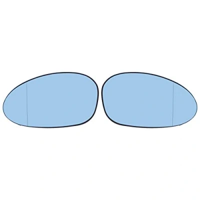 Abbildung von Doo Engy Spiegelglas für 1er E82 E87 3er E90 E91 E92 E46 Links und Rechts Spiegelgläser Satz Blau Glas