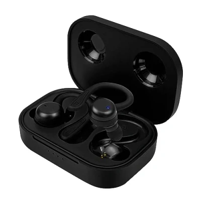 Abbildung von Phoenix Spartan Bluetooth Sport Kopfhörer, austauschbares Silikonzubehör, Ladehülle, BT 5.3, Freisprecheinrichtung, Touch Steuerung