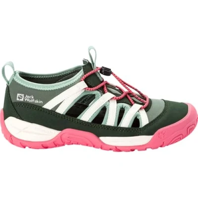 Abbildung von Jack Wolfskin Villi Unisex Trekkingsandale für Kinder, Größe: 32, Pink/lemonade Schuhe