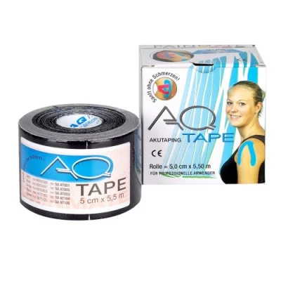 Abbildung von Kinesiologisches A.q.tape 5 cmx5,5 m sch 1 St