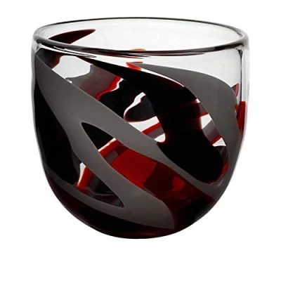 Abbildung von CRISTALICA Glasschale Obstschale Schüssel Flame 21cm Glas