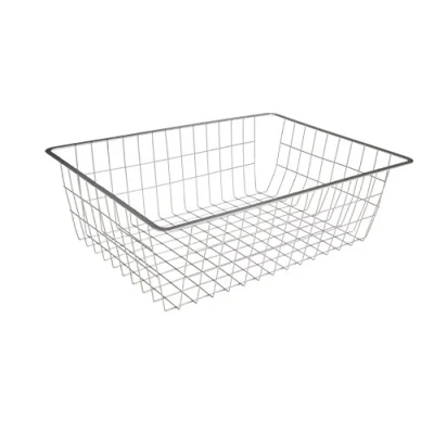 Abbildung von Phoenix 124227WE Drahtkorb, Metall, Weiss, 42.7x53x18.5 cm