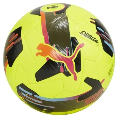 Abbildung von Puma Orbita 1 Fußball, Größe: 5, Gelb