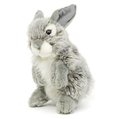 Abbildung von Uni Toys Kuscheltier Hase, stehend versch. Farben 18 cm Plüsch Kaninchen Plüschtier, zu 100 % recyceltes Füllmaterial