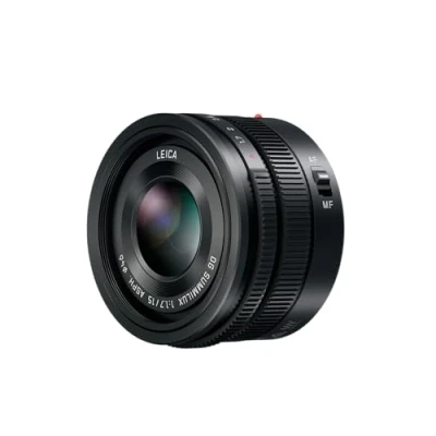 Abbildung von Panasonic Lumix H X015E9 K Leica DG Summilux 15 mm F1.7 Objektiv, Micro Four Thirds Kameraobjektiv, ideal für Video, Blendenring, Nano Oberflächenbeschichtung, Schwarz