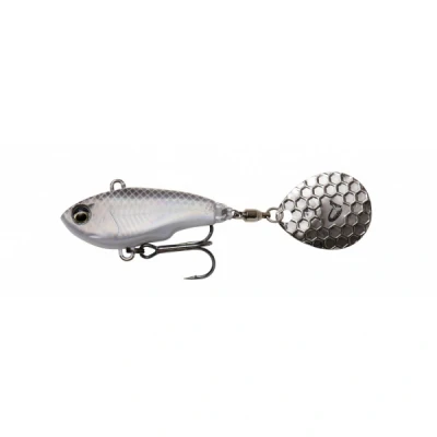 Abbildung von Savage Gear Fat Tail Spin 6.5cm 16gr Sinking White Silver Spinner