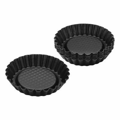 Abbildung von Zenker Backform Black Metallic Tortelettförmchen, 6er Set