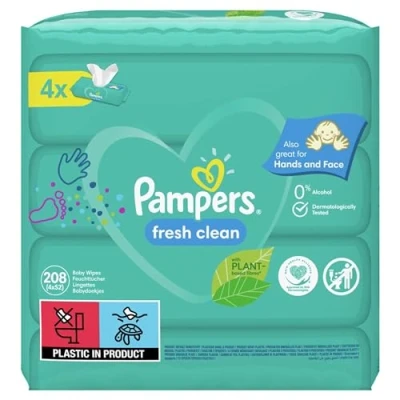 Abbildung von Pampers® Feuchttücher fresh clean 1 lagig