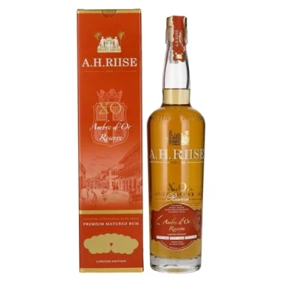 Abbildung von A.H. Riise XO Reserve Ambre D&#039;Or Premium Spirituose auf Rumbasis Karibik Lieblich, Fruchtig 700 ml 42% Vol.