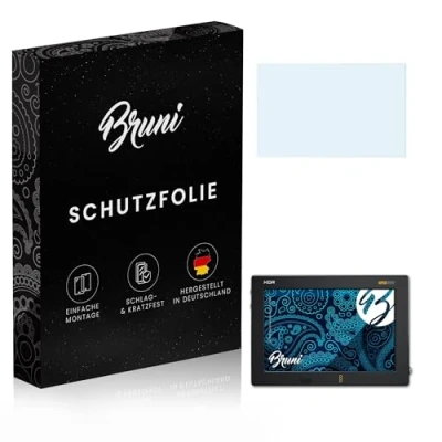 Abbildung von Bruni Schutzfolie kompatibel mit Blackmagic Design Video Assist 7 12G HDR Folie, glasklare Displayschutzfolie (2X)