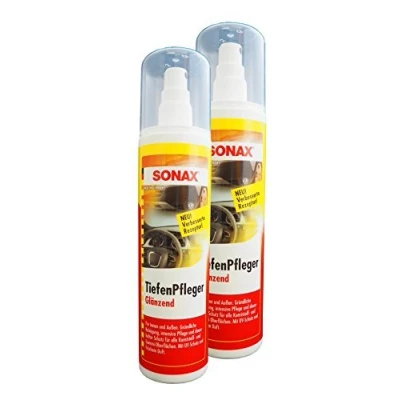 Abbildung von Preisjubel 2 x SONAX Tiefenpfleger glänzend 300ml, Kunststoff Pflege Reiniger Gummi