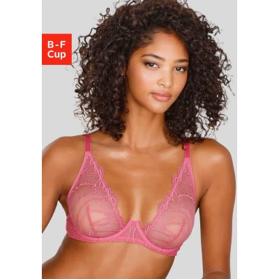 Abbildung von LASCANA Bügel BH &quot;Gianna&quot;, aus leicht schimmernder, filigraner Spitze, sexy Dessous