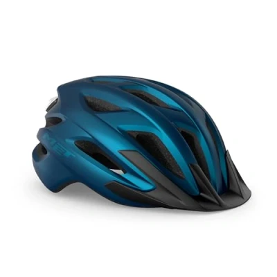 Abbildung von MET Crossover Fahrrad Hel, Blau Metallic Matt, XL