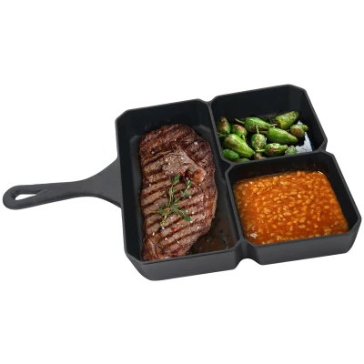 Abbildung von Jim Beam BBQ Grillpfanne, Gusseisen, (1 tlg.), BxLxH: 23x35x4 cm