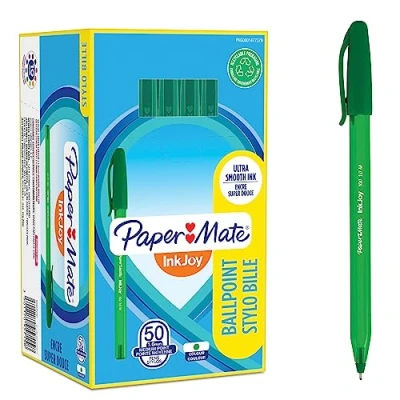 Abbildung von PAPER MATE InkJoy 100ST Kugelschreiber mittlere Spitze (1,0 mm) Grün 50 Stück