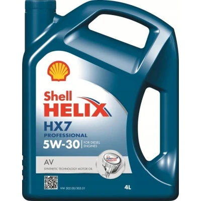 Abbildung von Shell Helix HX7 Professional AV 5W 30 4l Motoröl 550046649 VOLKSWAGEN: Passat B7 Variant, Tiguan I, CC, OPEL: Meriva B, Mokka / X