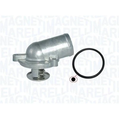 Abbildung von MAGNETI MARELLI 352317100660 Kühlwasserthermostat 87 mit Dichtung MERCEDES BENZ: CLK Cabrio, C Klasse Limousine, E Limousine