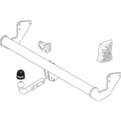 Abbildung von BRINK 459000 Anhängevorrichtung MERCEDES BENZ: Vito Bus, Mixto, Viano