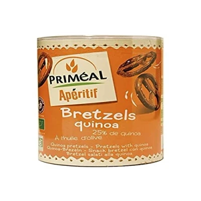 Abbildung von Primeal Bio Quinoa Brezeln Snacks 200g vegan ballaststoffreich