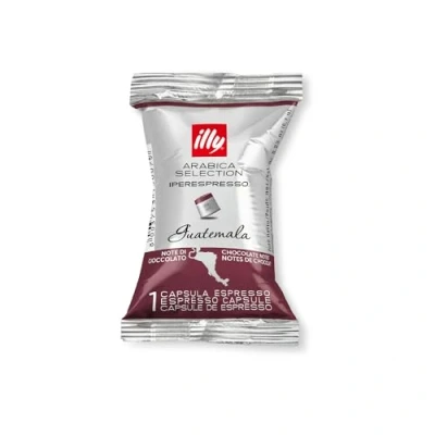 Abbildung von illy Kaffee, Kaffeekapseln Iperespresso Arabica Selection Guatemala Verpackung mit 100