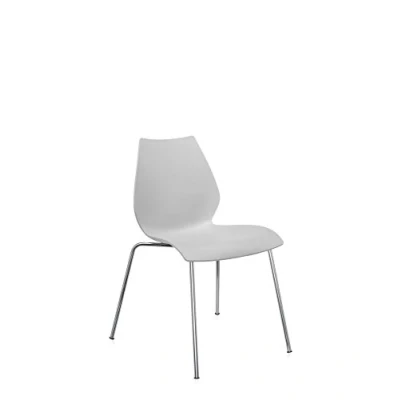 Abbildung von Kartell Maui Büro Stuhl, Hellgrau, 2er Set