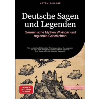 Abbildung von deutsche Sagen und Legenden: Germanische Mythen, Wikinger regionale Geschichten: Von nordischen Göttern über Rheinsagen bis zu den Legenden aus ... Eine Reise durch die Sagenwelt