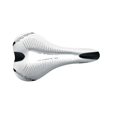 Abbildung von Selle Italia Unisex Erwachsene Diva Gel Superflow Rahmen aus Ti 316 Fibra Tek, Weiß, L