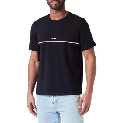 Abbildung von BOSS Unique T Shirt Schwarz Baumwolle XX Large Herren