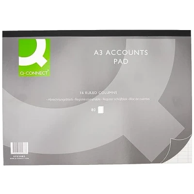 Abbildung von Q Connect Analyse Block, A3, 16 Spalten