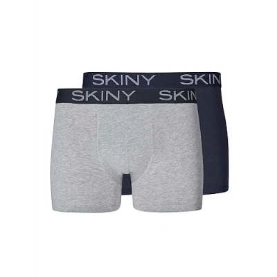 Abbildung von Skiny 2 PACK Panties grey/blue, Herren, Größe: XL, Grey/blue