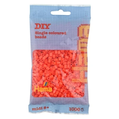 Abbildung von Hama Perlen Bügelperlen Beutel mit 1000 orange