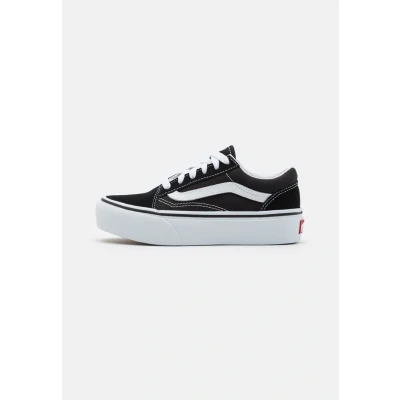 Abbildung von Vans OLD Skool Platform Unisex Sneaker low für Kinder, Größe: 31, Black/true white Schuhe