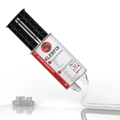 Abbildung von DIP Tools Wiederverschließbarer Epoxidharz 2k Kleber 2 Komponenten Kleber, mit Härter, Epoxy Resin Metallkleber, Alleskleber (6x25ml)