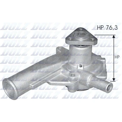 Abbildung von DOLZ F147 Wasserpumpe FORD: FIESTA 3, Escort 5 Schrägheck, 6 Schrägheck