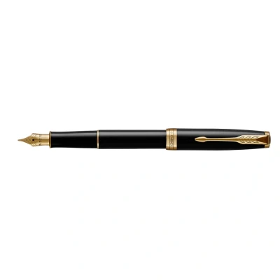 Abbildung von Parker Sonnet Black Lacquer GT FP F