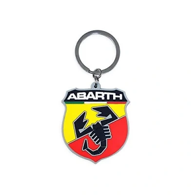 Abbildung von Abarth Offizieller Schlüsselanhänger Soft Touch Schild