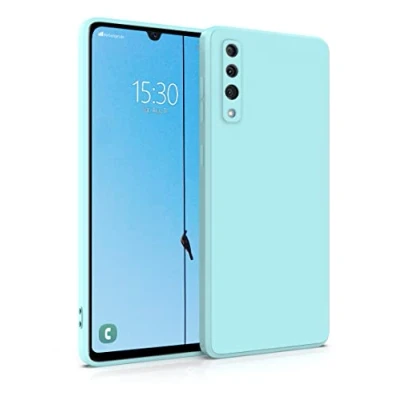 Abbildung von MyGadget Hülle für Samsung Galaxy A50 robuste Silikon Schutzhülle TPU Case Slim Silikonhülle Back Cover Kratzfest Handyhülle Matt Hellblau