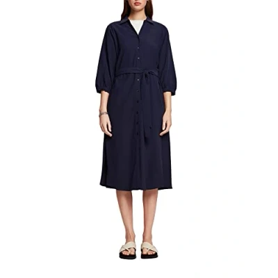 Abbildung von Esprit Collection Blusenkleid, Damen, Größe: 38, Navy