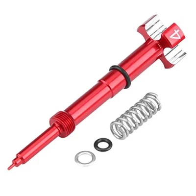Abbildung von Einstellschraube für Motorrad Luft/Kraftstoff Gemisch Keihin FCR MX Vergaser (ROT)