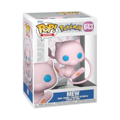 Abbildung von Funko Merchandise Figur FK74221 Pokemon POP! Games Vinyl Mew(EMEA) 9 cm