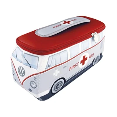 Abbildung von VW Collection by Brisa Bulli BUS 3D Universaltasche Kosmetiktasche, Größe: One Size, Grau
