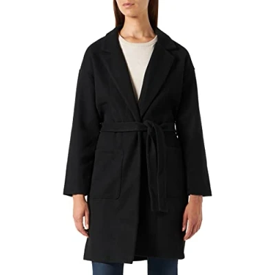 Abbildung von Pieces Pcjolene Light Jacket Klassischer Mantel, Damen, Größe: Large, Black