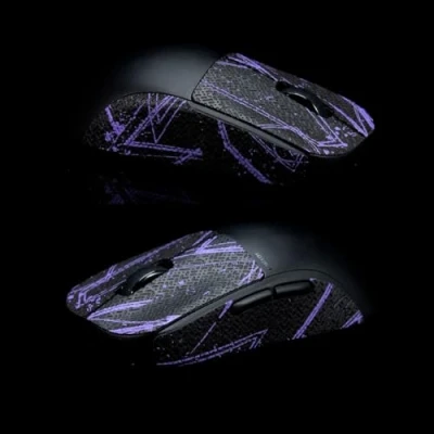 Abbildung von 1 Satz Rutschfeste Maus Haut Saugen Schweiß Griffe Skates Pad Für Pulsar X2 Wireless Gaming (ohne Maus) Anti Rutsch Aufkleber Grip Tape Schweißabsorbierende Seite