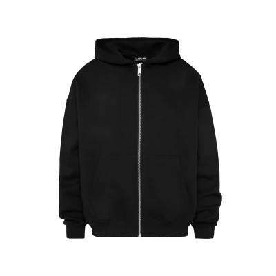 Abbildung von Harlem Soul Unisex Sweatjacke, Größe: Large, Black